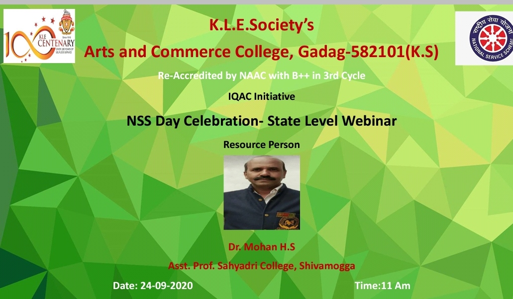 NSS Day Celebration